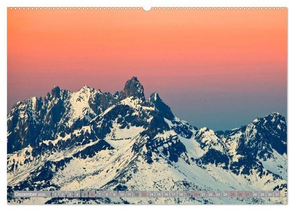 Produktbild: Die Bischofsm&uuml;tze im sch&ouml;nen Salzburger Land (hochwertiger Premium Wandkalender 2026 DIN A2 quer), Kunstdruck in Hochglanz