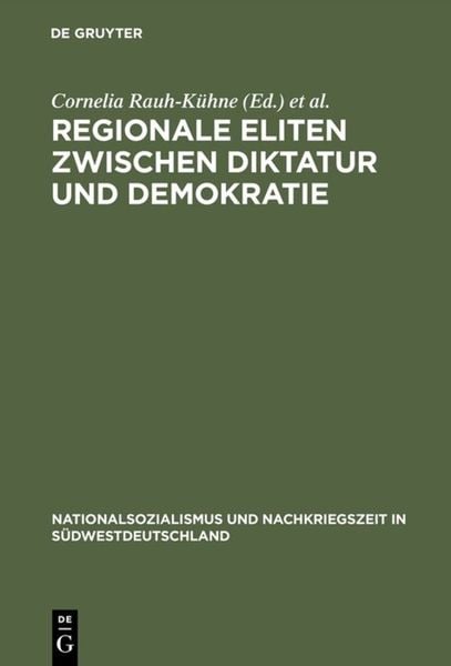Produktbild: Regionale Eliten zwischen Diktatur und Demokratie