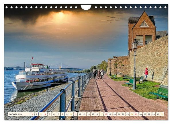 Produktbild: Reise durch Deutschland - Rees am Niederrhein (Wandkalender 2026 DIN A4 quer), CALVENDO Monatskalender