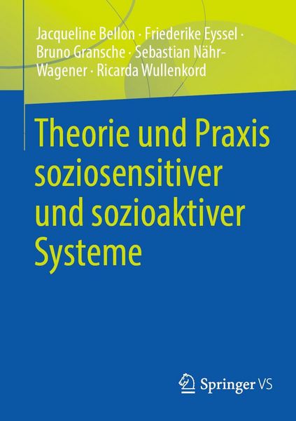 Produktbild: Theorie und Praxis soziosensitiver und sozioaktiver Systeme