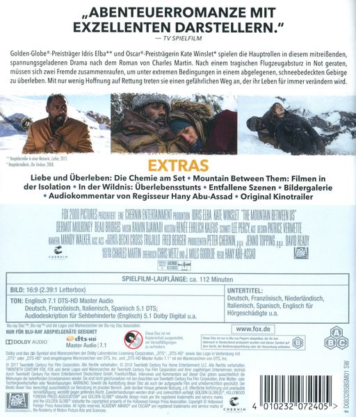 Produktbild: Zwischen zwei Leben - The Mountain Between Us