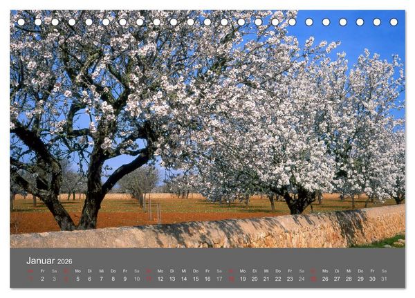 Produktbild: Trauminsel Mallorca (Tischkalender 2026 DIN A5 quer), CALVENDO Monatskalender