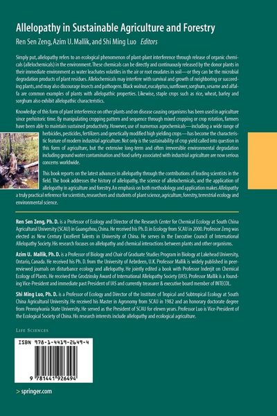 Produktbild: Allelopathy in Sustainable Agriculture and Forestry