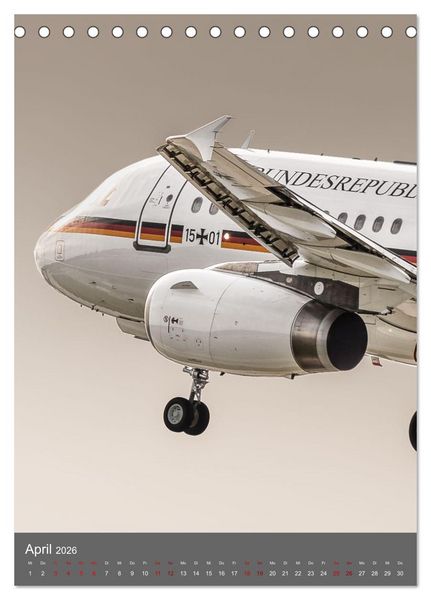 Produktbild: Flugzeuge aus aller Welt (Tischkalender 2026 DIN A5 hoch), CALVENDO Monatskalender