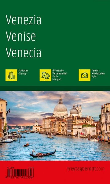 Produktbild: Venedig, Stadtplan 1:10.000, freytag & berndt