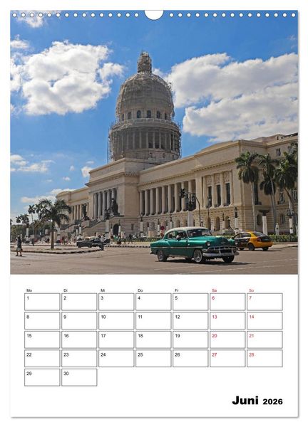 Produktbild: KARIBIK Oldtimer auf Kuba (Wandkalender 2026 DIN A3 hoch), CALVENDO Monatskalender