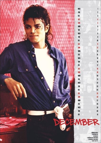 Produktbild: Michael Jackson Posterkalender 2027
