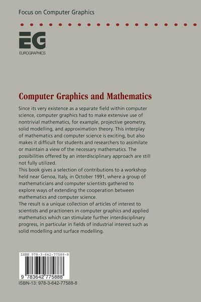 Produktbild: Computer Graphics and Mathematics