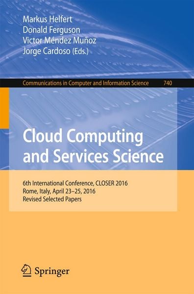 Produktbild: Cloud Computing and Services Science
