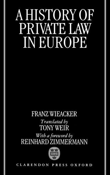 Produktbild: A History of Private Law in Europe