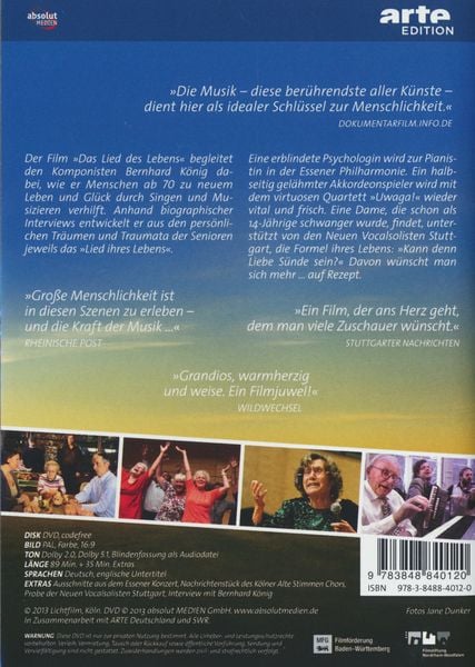 Produktbild: Das Lied des Lebens