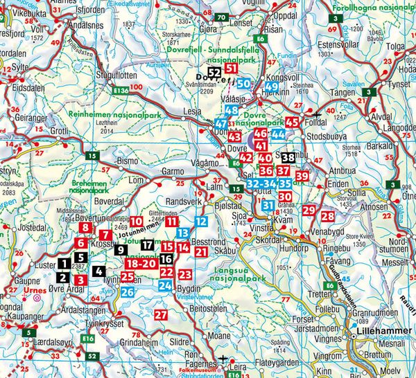 Produktbild: ROTHER Wanderf&uuml;hrer Norwegen Jotunheimen - Rondane - Dovrefjell