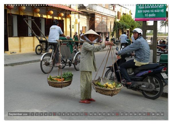 Produktbild: Menschen in Vietnam (Wandkalender 2026 DIN A2 quer), CALVENDO Monatskalender