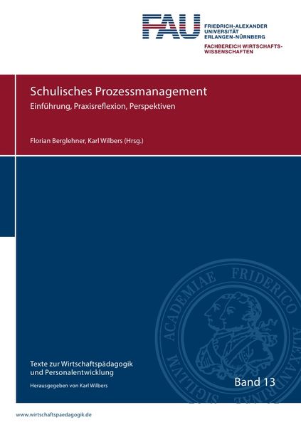 Produktbild: Texte zur Wirtschaftsp&auml;dagogik und Personalentwicklung / Schulisches Prozessmanagement