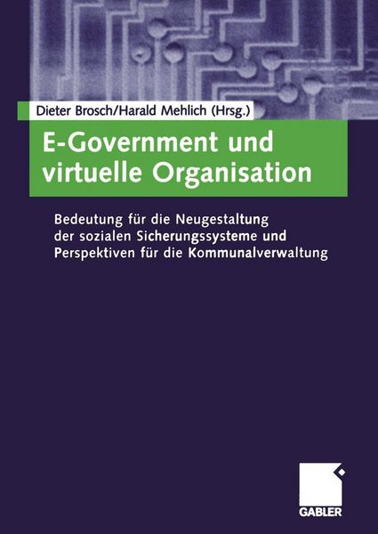 Produktbild: E-Government und virtuelle Organisation