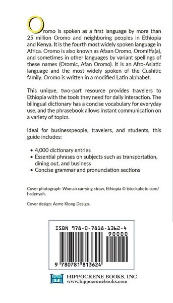 Produktbild: Oromo-English/ English-Oromo Dictionary & Phrasebook