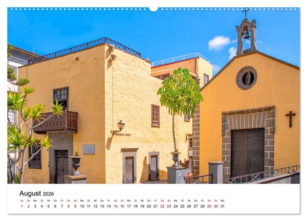 Produktbild: Las Palmas de Gran Canaria - eine gro&szlig;artige Stadt (hochwertiger Premium Wandkalender 2026 DIN A2 quer), Kunstdruck in Hochglanz