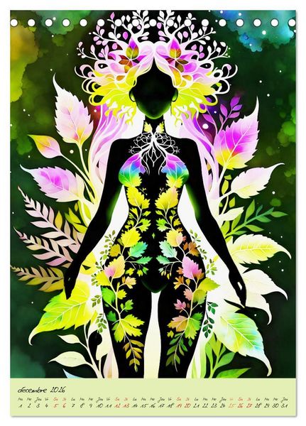Produktbild: L'&eacute;l&eacute;gance de la nature (Calendrier de bureau 2026 DIN A5 horizontal), CALVENDO calendrier mensuel