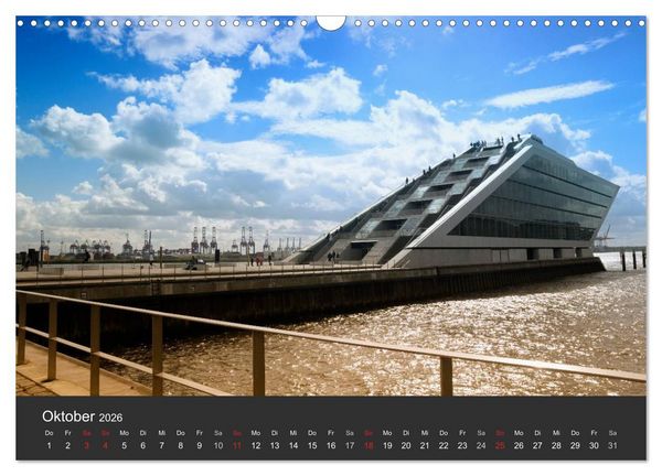 Produktbild: Hamburger Stadtansichten (Wandkalender 2026 DIN A3 quer), CALVENDO Monatskalender