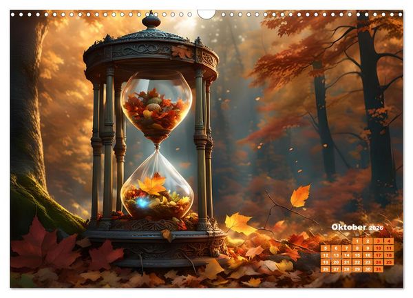 Produktbild: Magische Sanduhren (Wandkalender 2026 DIN A3 quer), CALVENDO Monatskalender