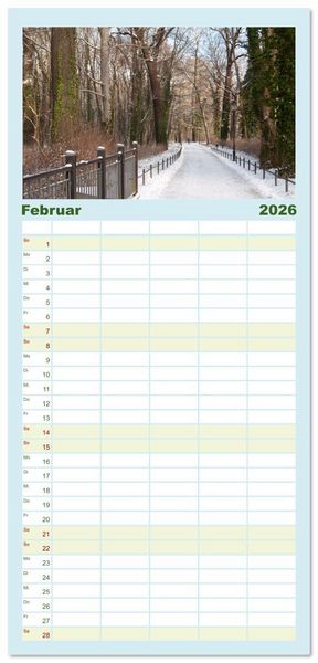 Produktbild: Familienplaner 2026 - Spreewald - Ein Naturparadies mit 5 Spalten (Wandkalender, 21 x 45 cm) CALVENDO