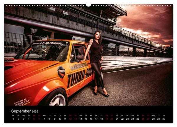 Produktbild: Cars and Girls (hochwertiger Premium Wandkalender 2026 DIN A2 quer), Kunstdruck in Hochglanz