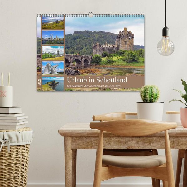 Produktbild: Urlaub in Schottland (Wandkalender 2026 DIN A3 quer), CALVENDO Monatskalender