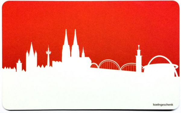 Produktbild: Fr&uuml;hst&uuml;cksbrettchen "Skyline rot/wei&szlig;"