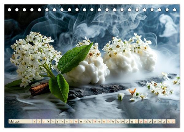 Produktbild: Molekulare K&uuml;che f&uuml;r Gourmets - Genuss erleben (Tischkalender 2026 DIN A5 quer), CALVENDO Monatskalender