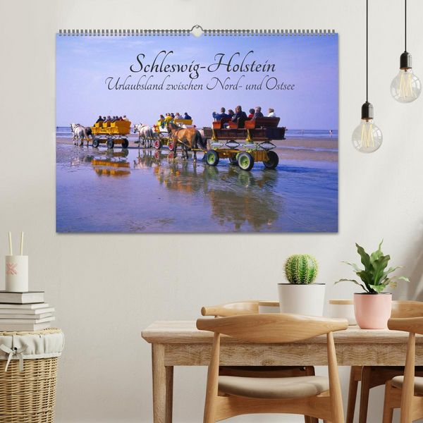 Produktbild: Schleswig-Holstein, Urlaubsland zwischen Nord- und Ostsee (Wandkalender 2026 DIN A2 quer), CALVENDO Monatskalender