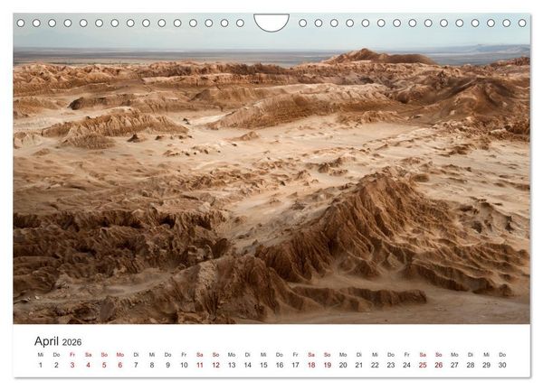 Produktbild: Die Farben der Anden - Argentinien und Chile (Wandkalender 2026 DIN A4 quer), CALVENDO Monatskalender