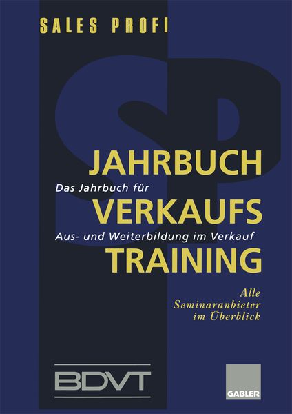 Produktbild: Jahrbuch Verkaufstraining