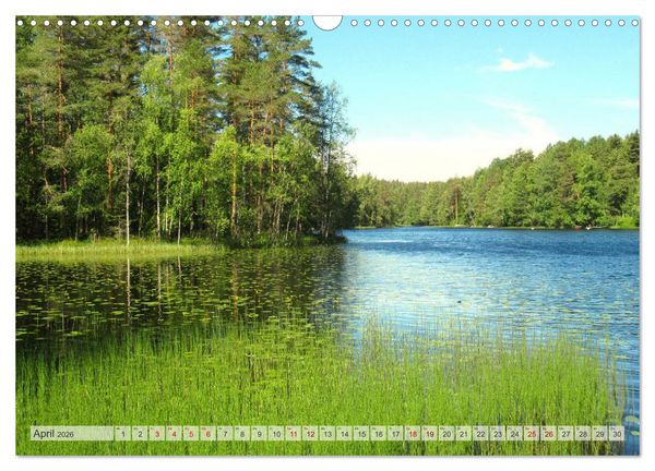 Produktbild: Helsinki und Umgebung - Eine Reise in den S&uuml;den Finnlands (Wandkalender 2026 DIN A3 quer), CALVENDO Monatskalender