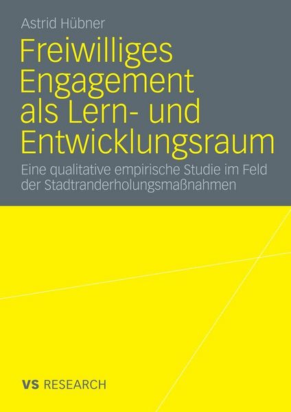Produktbild: Freiwilliges Engagement als Lern- und Entwicklungsraum