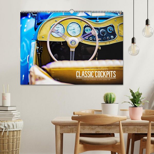 Produktbild: CLASSIC COCKPITS - Funktionale Kunstwerke aus einer anderen Zeit (Wandkalender 2026 DIN A2 quer), CALVENDO Monatskalender