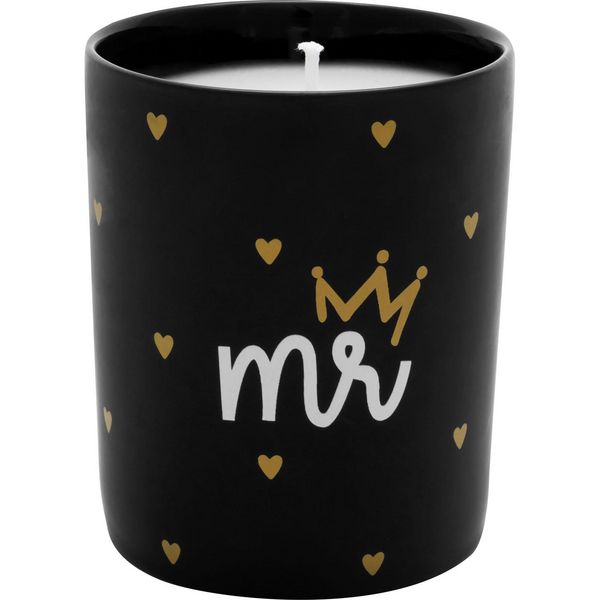 Produktbild: Kerzen-Set Motiv "Hochzeit Mr. & Mrs."