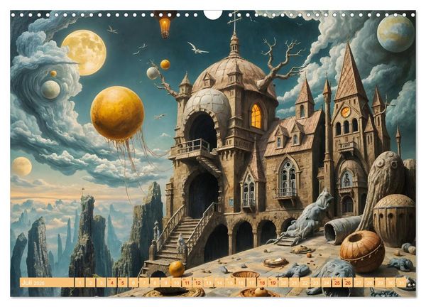 Produktbild: Unerkl&auml;rlich (Wandkalender 2026 DIN A3 quer), CALVENDO Monatskalender