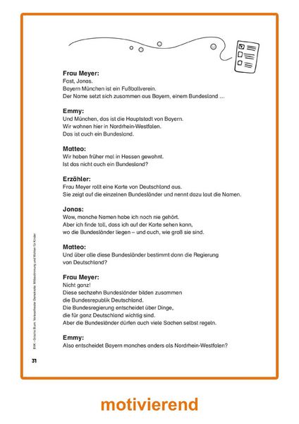 Produktbild: Vorlesetheater Demokratie: Mitbestimmung und Wahlen f&uuml;r Kinder