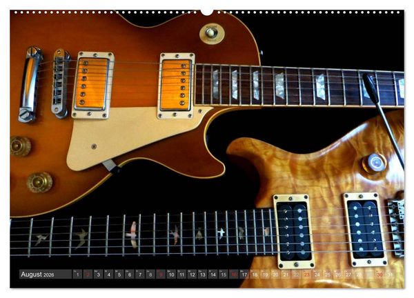 Produktbild: Gitarren Snapshots (hochwertiger Premium Wandkalender 2026 DIN A2 quer), Kunstdruck in Hochglanz