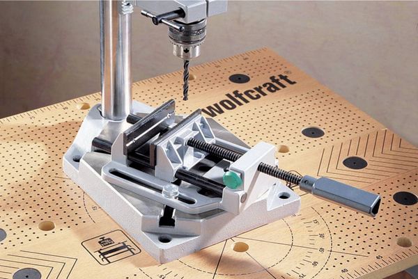 Produktbild: Wolfcraft Vices Schraubstock 3410000 Backenbreite: 100mm Spann-Weite (max.): 100mm