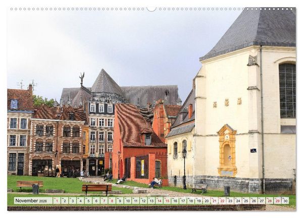 Produktbild: Lille - Charmante Metropole in Nordfrankreich (Wandkalender 2026 DIN A2 quer), CALVENDO Monatskalender