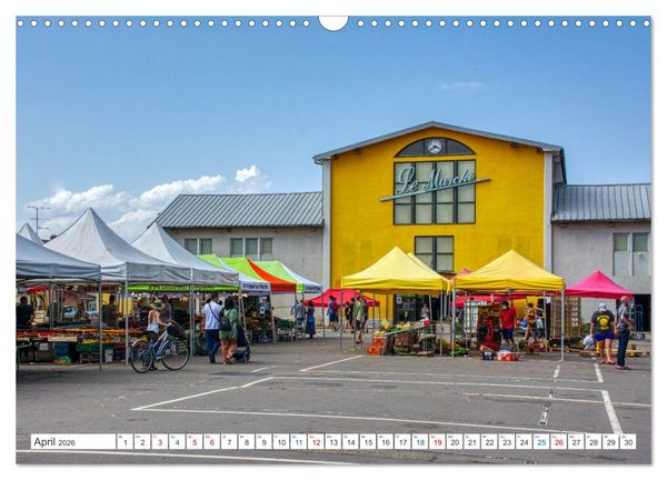 Produktbild: Mulhouse - Das s&uuml;dliche Tor der els&auml;ssischen Weinstra&szlig;e (Wandkalender 2026 DIN A3 quer), CALVENDO Monatskalender