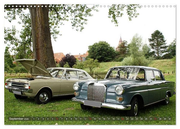 Produktbild: Oldtimer vergangenger Jahrzehnte (Wandkalender 2026 DIN A3 quer), CALVENDO Monatskalender