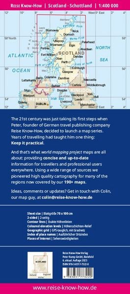 Produktbild: Reise Know-How | Landkarte Schottland / Scotland (1:400.000)