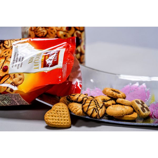 Produktbild: HTI-Living Platte Tulpe + 2x Geb&auml;ckmischung 400g Platte Tulpe + 2x Geb&auml;ckmischung 400g