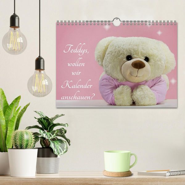 Produktbild: Teddys, wollen wir Kalender anschauen? (Wandkalender 2026 DIN A4 quer), CALVENDO Monatskalender