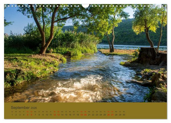 Produktbild: Nationalpark Krka - Wasser-Wunderwelt in Dalmatien (Wandkalender 2026 DIN A3 quer), CALVENDO Monatskalender