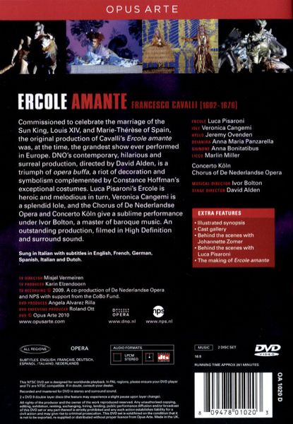 Produktbild: Francesco Cavalli - Ercole Amante [2 DVDs]