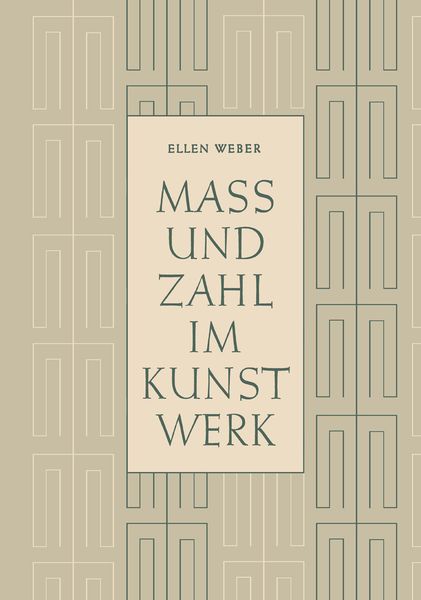 Produktbild: Mass und Zahl im Kunstwerk
