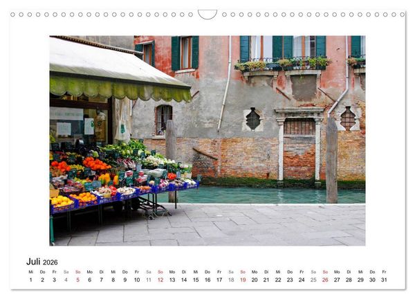 Produktbild: Venedig - Verg&auml;ngliche Sch&ouml;nheit (Wandkalender 2026 DIN A3 quer), CALVENDO Monatskalender